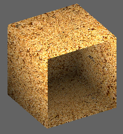 Рис. 2 Анимация деформирования куба